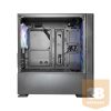 Rampage Számítógépház - EVEREST PRIVATE (fekete; plexi; ATX; alsó táp; 1xUSB3.0 + 2xUSB2.0, I/O; porszűrő)