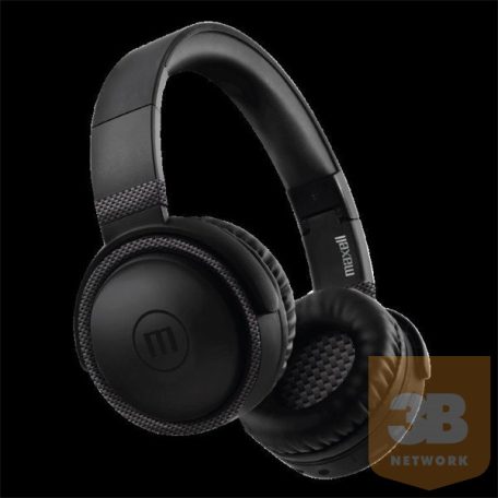 MAXELL Fejhallgató, BT-B52, headset, integrált mikrofon, Bluetooth & 3.5mm Jack, Fekete