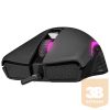 Everest Gamer Egér - SM-G56 CORAX  (7200 DPI, 7gomb, 1,5m harisnyázott kábel,optikai, fekete, RGB LED)