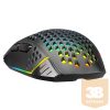 Everest Gamer Egér - SM-GX19 ANGARD  (7200 DPI, 6gomb, 1,5m harisnyázott kábel,optikai, fekete, RGB LED)