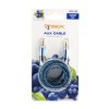 SBOX Kábel, AUDIO CABLE 3.5 Male - 3.5 mm Male 1.5 m Blue