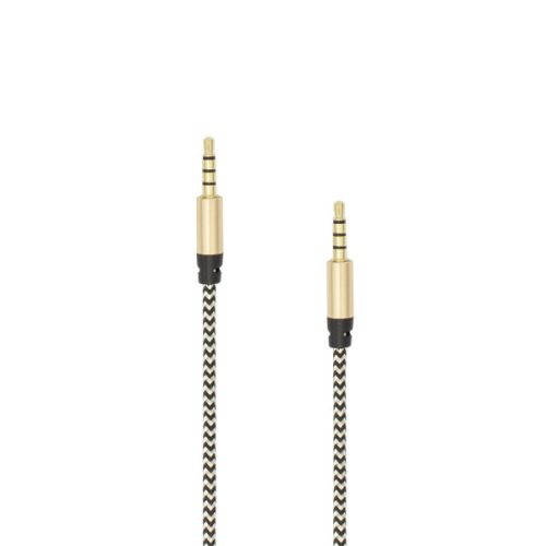 SBOX Kábel, AUDIO CABLE 3.5 Male - 3.5 mm Male 1.5 m Gold