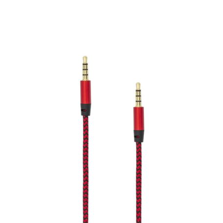 SBOX Kábel, AUDIO CABLE 3.5 Male - 3.5 mm Male 1.5 m Red