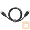 Manhattan Kábel - HDMI to HDMI (Dynamic HDR, eARC, 3D, 8K@60Hz, VRR, QMS, 48 Gbps Bandwidth, 2m, Fekete)