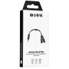 S-Link Átalakító - SL-TA67 (Audio elosztó, Bemenet:3,5mm Jack apa, Kimenet: 2x3,5 Jack anya, fekete)