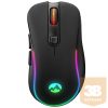 Everest Gamer Egér - SM-W75 -X-RAPID  (1600 DPI, 6 gomb, optikai, fekete, RGB LED)