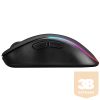 Everest Gamer Egér - SM-W75 -X-RAPID  (1600 DPI, 6 gomb, optikai, fekete, RGB LED)