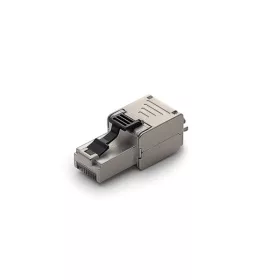   KELINE Szerszám nélkül szerelhető rövid (39 mm)  RJ45/s dugó,  Cat 7A, Cat 7, Cat 6A, Cat 6, Cat 5E fali kábelekre