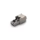 KELINE Szerszám nélkül szerelhető rövid (39 mm)  RJ45/s dugó,  Cat 7A, Cat 7, Cat 6A, Cat 6, Cat 5E fali kábelekre