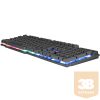 Everest Gamer Billentyűzet - KB-188 Borealis Rainbow (N-key, USB, fekete, magyar, RGB LED)