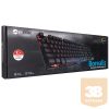 Everest Gamer Billentyűzet - KB-188 Borealis Rainbow (N-key, USB, fekete, magyar, RGB LED)