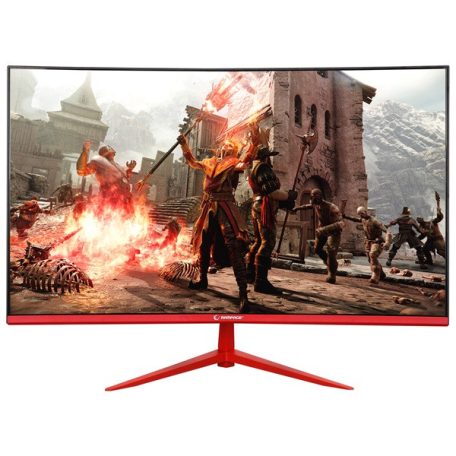 Rampage Monitor 24" - BLAZE BL24R165C  (VA, 165Hz, 1ms, 16:9, 1920x1080, 200cd/m2, HDMI, DP, fekete, FreeSync, ívelt)