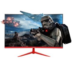   Rampage Monitor 27" - BLAZE BL27R165C  (VA, 165Hz, 1ms, 16:9, 1920x1080, 220cd/m2, HDMI, DP, fekete, FreeSync, ívelt)