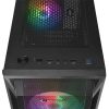 Rampage Számítógépház - SHIVA  (fekete; ablakos; ATX/Micro ATX/Mini-ITX; alsó táp; 4x120mm LED)