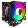 Rampage CPU Cooler - OCTAGON C60 (max dB, 96,84 m3/h, 4 pin csatlakozó, 2x12cm, A-RGB, LED)