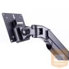 Multibrackets asztali rögzítő VESA Gas Lift Arm Single Black HD, dönthető, forgatható konzol, 15-32", fekete, 9-21kg