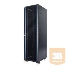   Rack szekrény GREAT LAKES PS42-75100-BL 42U RMU Plus series complete cabinet c/w F&B (198cm x 75cm x 100cm)