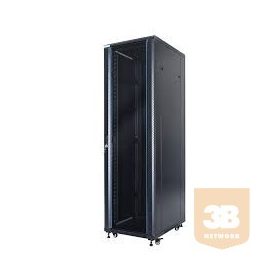   Rack szekrény GREAT LAKES PS42-75100-BL 42U RMU Plus series complete cabinet c/w F&B (198cm x 75cm x 100cm)