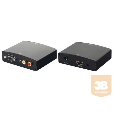 HDMI-VGA+audio converter