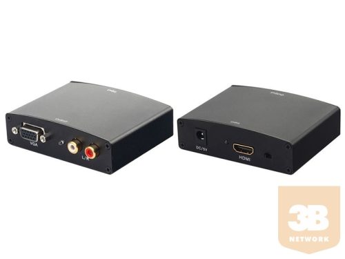 HDMI-VGA+audio converter