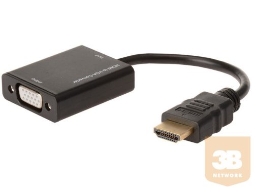 HDMI-VGA converter, lengőkábeles