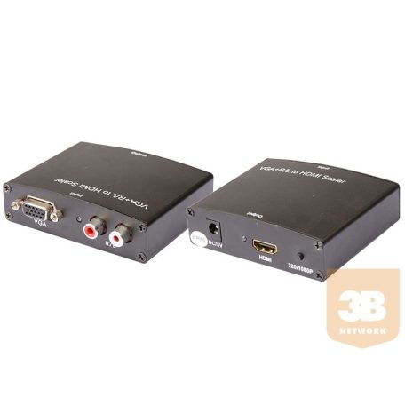 VGA+audio-HDMI scaler-converter