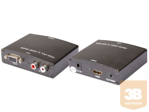 VGA+audio-HDMI scaler-converter