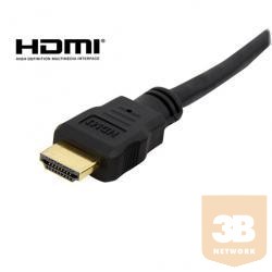 HDMI-HDMI kábel, 0,5m, aranyozott