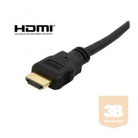 HDMI-HDMI kábel, 3m, aranyozott