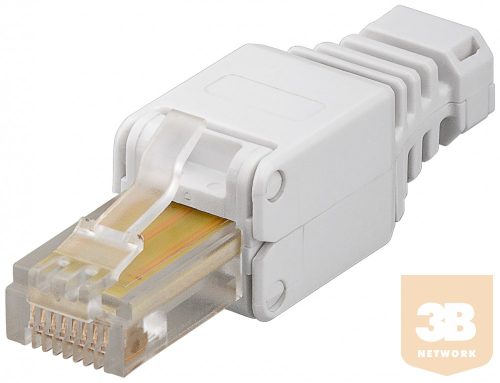 RJ45 krimpelés mentes dugó CAT5e fali kábelhez