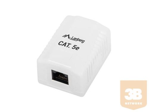 Lanberg UTP Data Box 1-port RJ45 unshielded cat. 5E