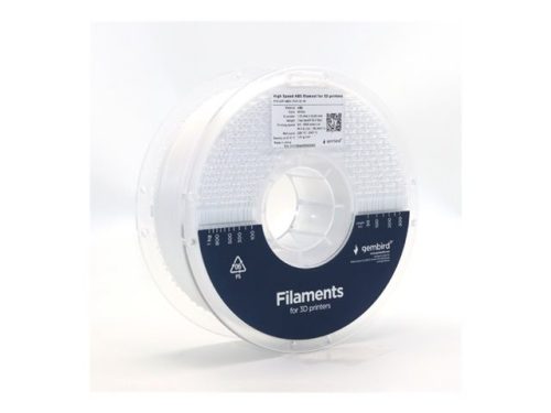 GEMBIRD High Speed ABS filament white 1.75 mm 1kg