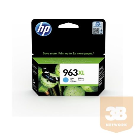 HP Patron 3JA27AE (HP No963XL) Officejet Pro, ciánkék 1600/oldal