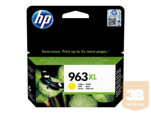 HP 963XL High Yield Yellow Original Ink Cartridge