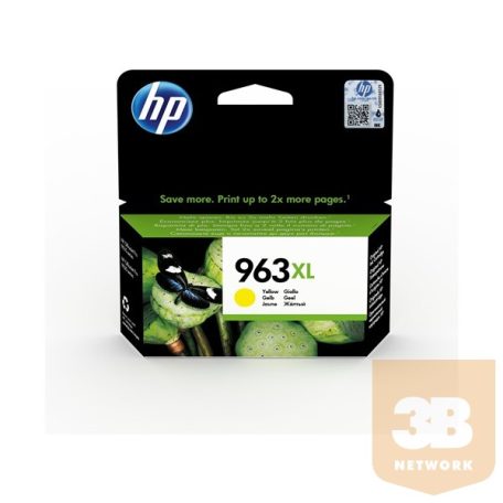 HP Patron 3JA29AE (HP No963XL) Officejet Pro, sárga, 1600/oldal