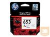 HP 653 Tri-color Original Ink Advantage Cartridge