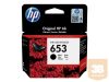 HP 653 Black Original Ink Advantage Cartridge