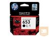 HP 653 Black Original Ink Advantage Cartridge