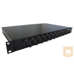   AMP 19" ST optikai panel, 24db MM toldóval (300mm fiókos) fekete (4-1206114-4)