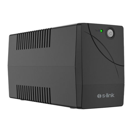 S-Link szünetmentes 600VA - FORCE U6 (600VA, 12V7Ah*1, 360W, 2 db töltő aljzat)