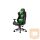 Sharkoon Gamer szék - Skiller SGS4 Black/Green (állítható háttámla/magasság; 4D kartámasz; PVC; aluminium talp; 150kg-ig