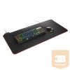 Sharkoon Egérpad - 1337 Gaming Mat RGB V2 900 (900 x 425 x 3 mm, RGB LED, lecsatlakoztatható USB kábel, fekete)