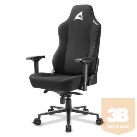 Sharkoon Gamer szék - Skiller SGS40 Fabric Black (állítható magasság; állítható kartámasz; szövet; acél talp; 150kg-ig)