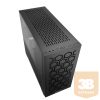 Sharkoon Számítógépház - MS-Y1000 Black (fekete; fekete belső; alsó táp; mATX; mITX; 2xUSB3.0; I/O)