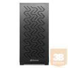 Sharkoon Számítógépház - MS-Z1000 Black (fekete; fekete belső; alsó táp; mATX; mITX; 2xUSB3.0; I/O)