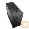 Sharkoon Számítógépház - MS-Z1000 Black (fekete; fekete belső; alsó táp; mATX; mITX; 2xUSB3.0; I/O)