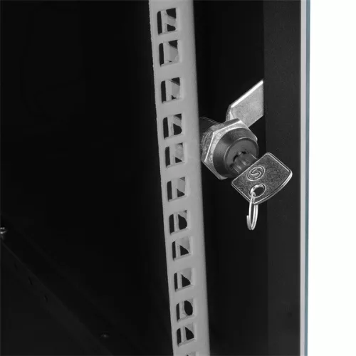 S-Link Rackszekrény - 9U 19" fali kivitel (450x530x400mm, lapraszerelt)