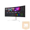 LG Ívelt Nano IPS monitor 39.7" 40WP95CP, 5120x2160, 21:9, 300cd/m2, 5ms, 2xHDMI/DP/Thunderbolt/USB-C/2xUSB, hangszóró