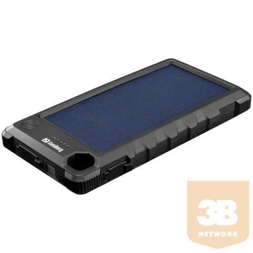 SANDBERG Hordozható akkumulátor, Outdoor Solar Powerbank 10000