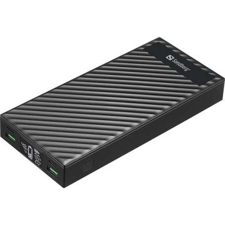 Sandberg Akkubank - Powerbank 2xUSB-C PD100W 30000 (2x USB-C PD(100W), 2x USB-A3.0 (QC))